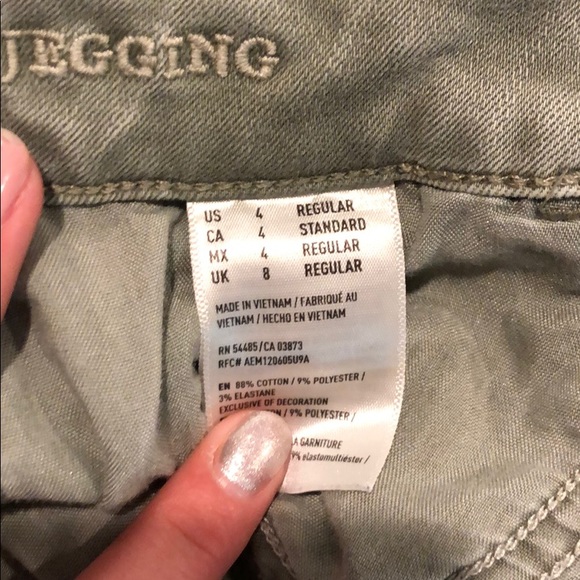 american eagle high rise jeggings - Picture 3 of 4